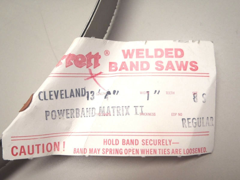 Starrett Powerband Matrix II 8/S Band Saw Blade,13'4" X 1" - Maverick Industrial Sales