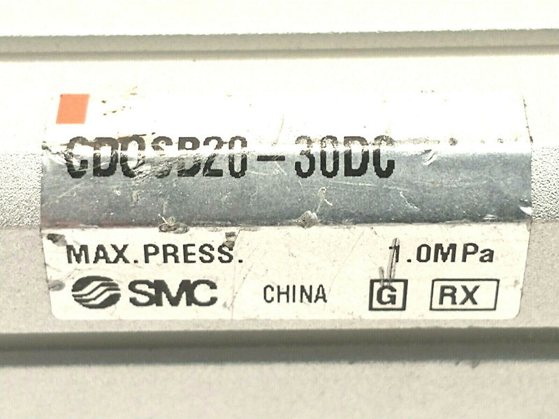 SMC CDQSB20-30DC Double Acting Compact Cylinder 20mm Bore 30mm Stroke - Maverick Industrial Sales