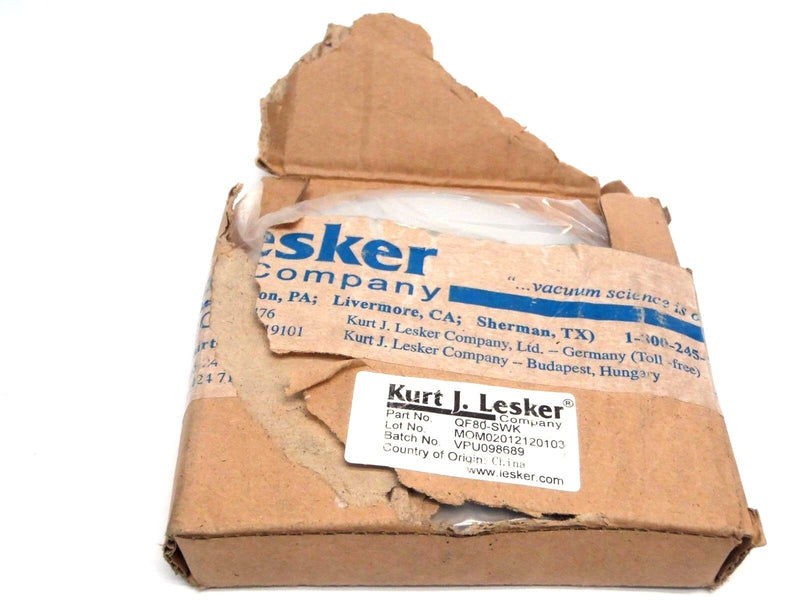 Kurt J Lesker QF80-SWK ISO80-K 4.33 OD Stainless Steel Weld Flange 3 Inch OD - Maverick Industrial Sales
