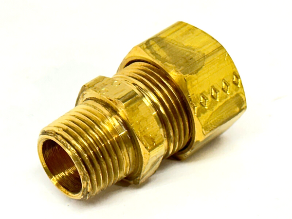 5/8" OD Compression Tube x 3/8" NPT Connector Brass - Maverick Industrial Sales