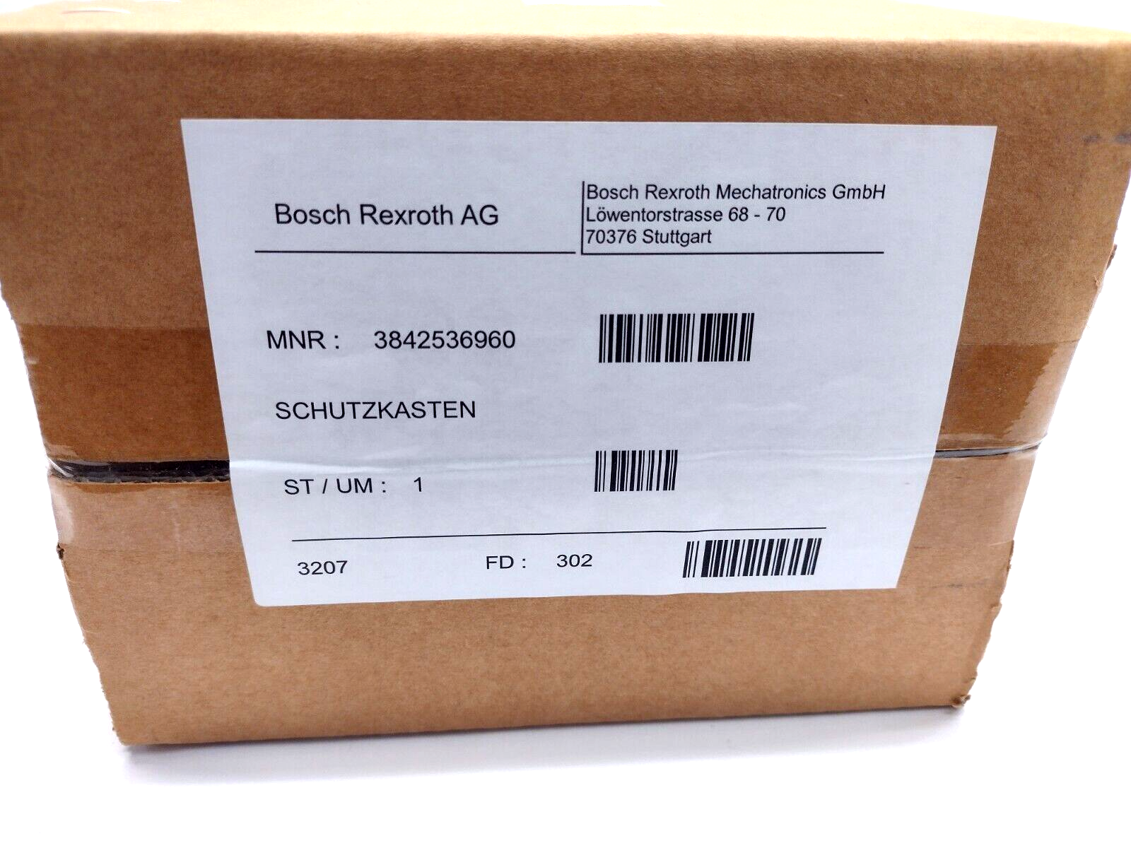 Bosch Rexroth 3842536960 HP 2/L Housing Element HBU100-160MML+535 Schutzkasten - Maverick Industrial Sales