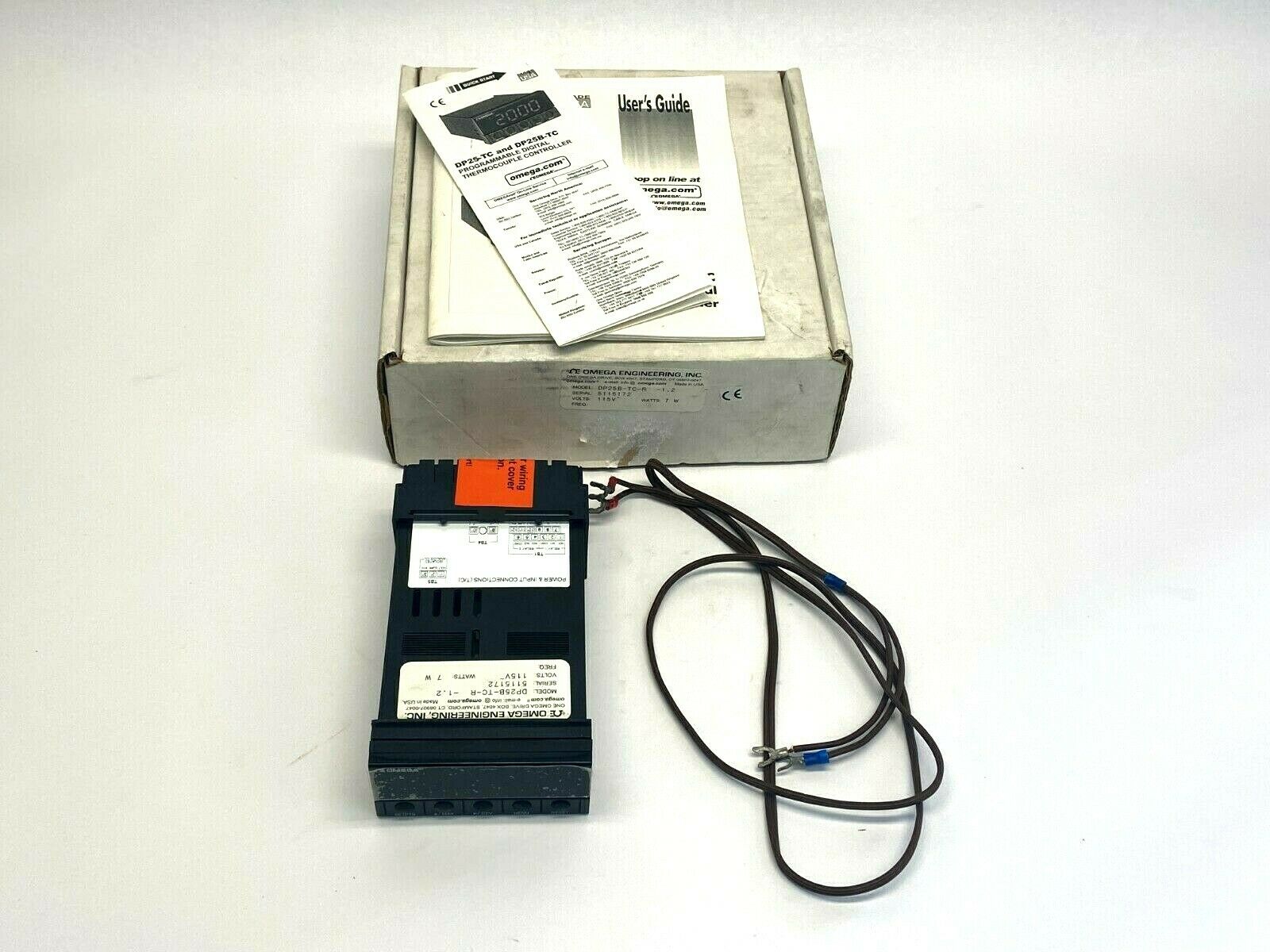 Omega DP25B-TC-R-1.2 Thermocouple Temperature Meter - Maverick Industrial Sales