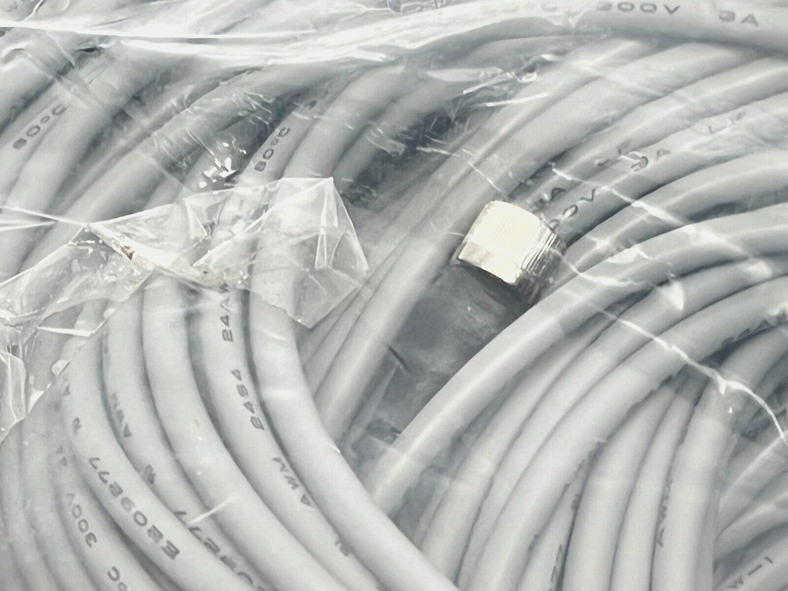 Adsens KM84R-PVC-10M Cable 4-Pin M8 Female Inline Grey 10M LOT OF 5 - Maverick Industrial Sales