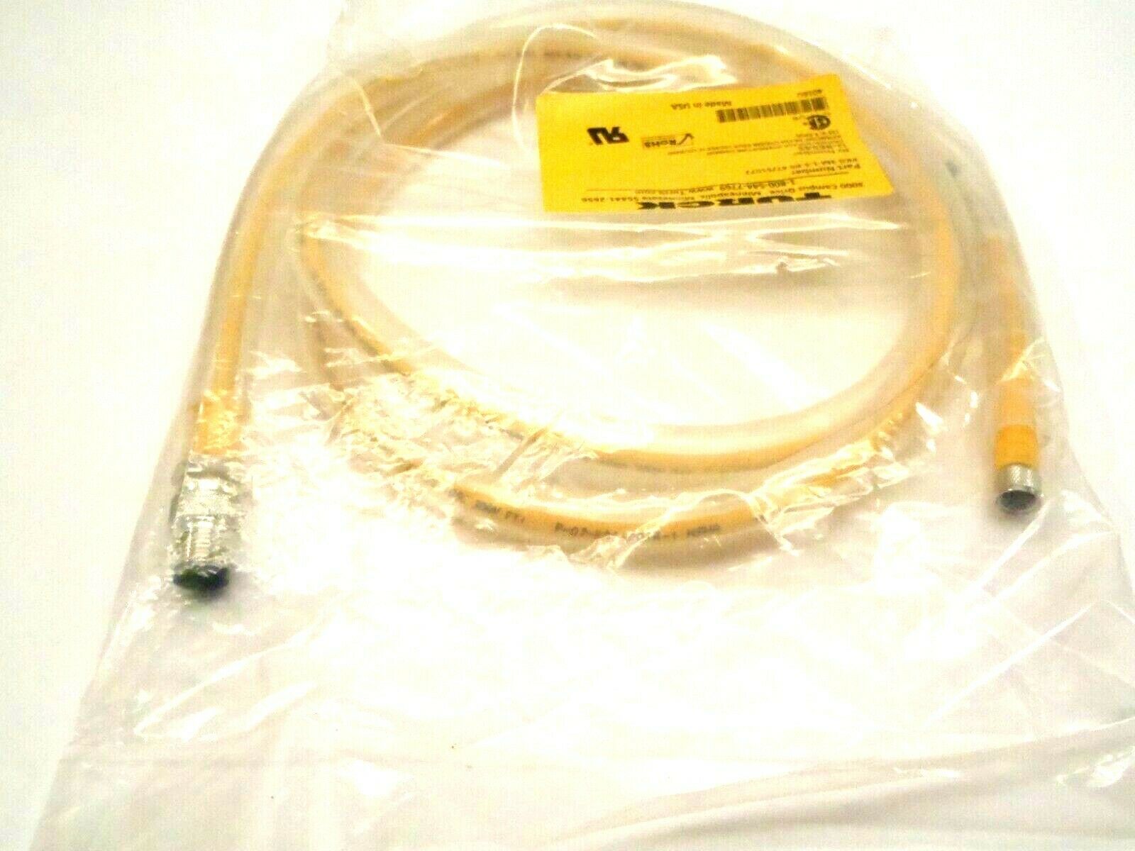 Turck PKG 3M-1.5-RS 4T/S1077 U-96545 1.5 Meter Male M12 to Female M8 Cordset - Maverick Industrial Sales