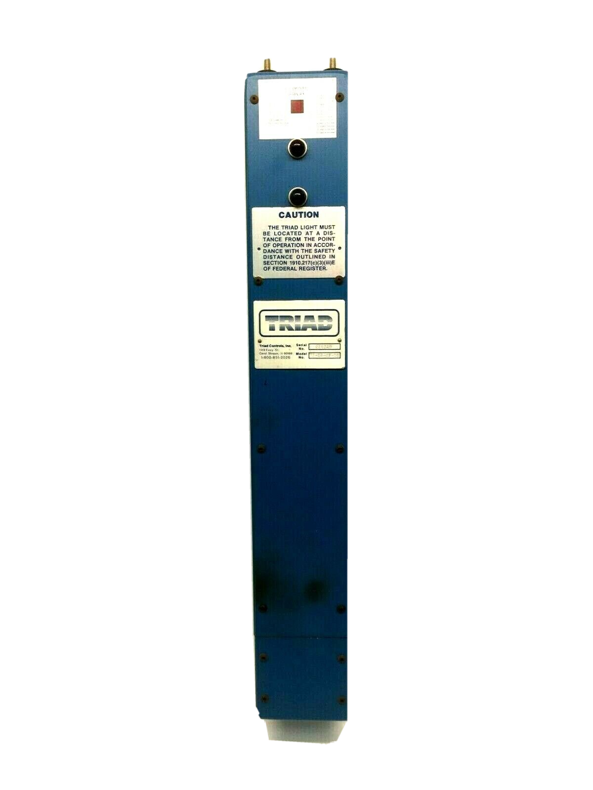 Triad Controls TR-24-2F-50 Light Curtain Detector - Maverick Industrial Sales