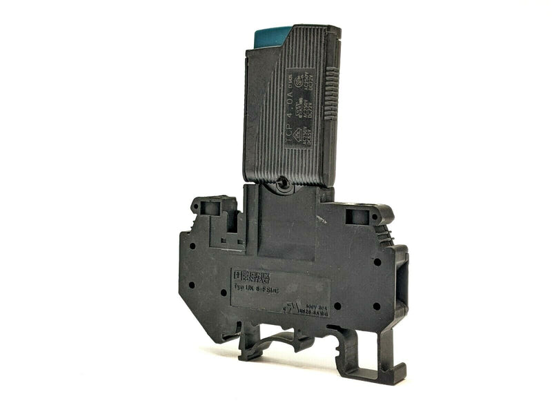 Phoenix Contact UK 6-FSI/C Terminal Block w/ TCP 4.0A Circuit Breaker - Maverick Industrial Sales