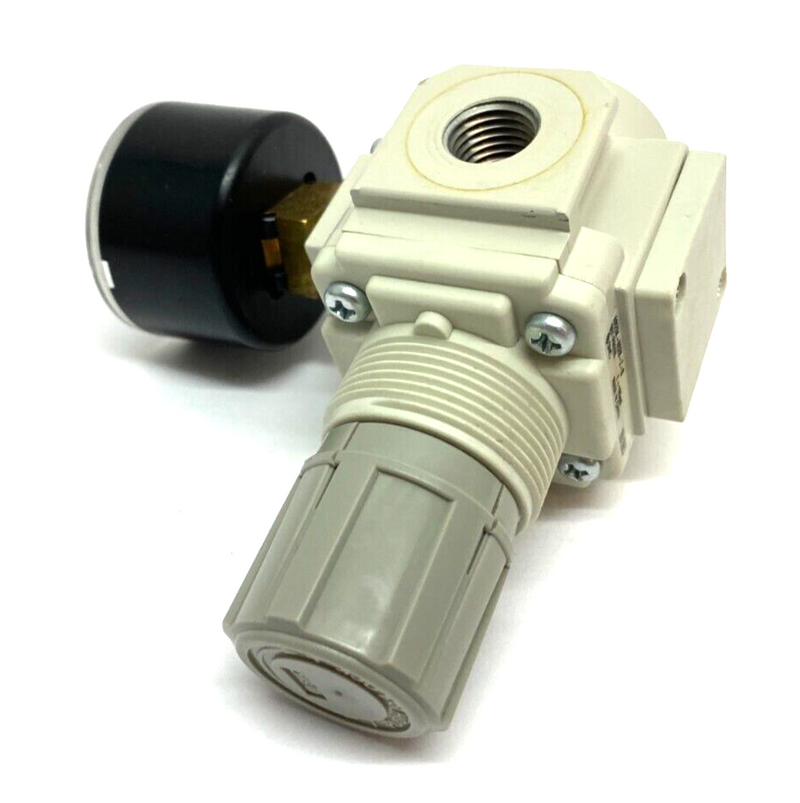 SMC AR25K-N02B-Z-B Modular Regulator w/ Backflow Function 1/4" NPT 7~125psi - Maverick Industrial Sales