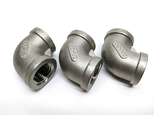 Merit 150-1/2 Pipe Fitting 90 Degree Elbow MB-304 LOT OF 3 - Maverick Industrial Sales