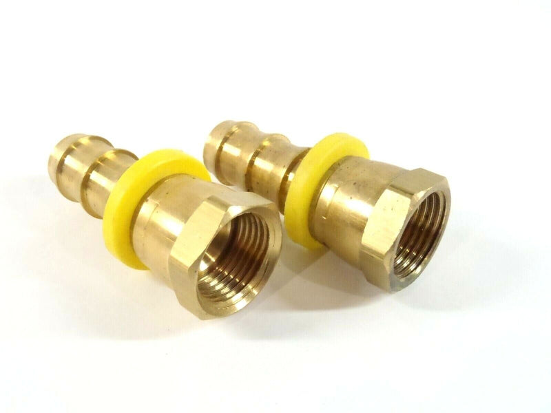 Dixon 2871014C Brass 7/8" Swivel 5/8" Barbed Hose Fitting LOT OF 2 - Maverick Industrial Sales