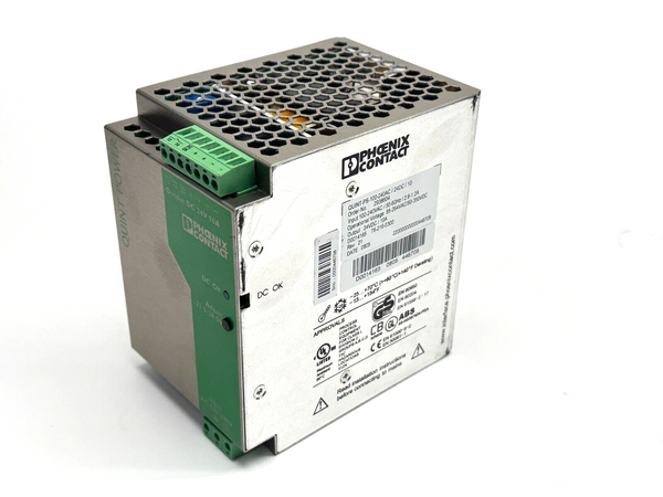 Phoenix Contact QUINT-PS-100-240AC/24DC/10 Power Supply Unit 10A 24VDC 2938604 - Maverick Industrial Sales