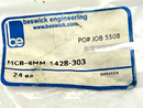 Beswick Engineering MCB-4MM-1428-303 Straight Compression 1/14-28 to 4mm Tube - Maverick Industrial Sales