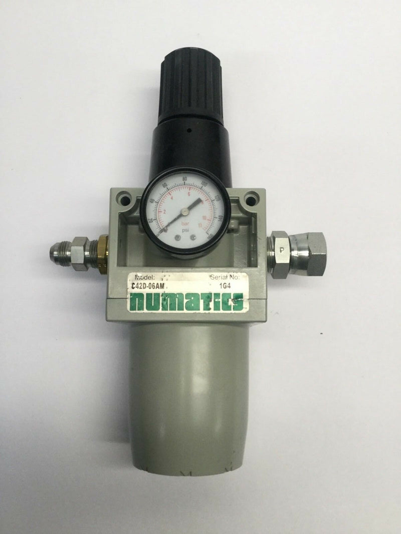 Numatics C42D-06AM Regulator 42 Series with Gauge 1G4 - Maverick Industrial Sales