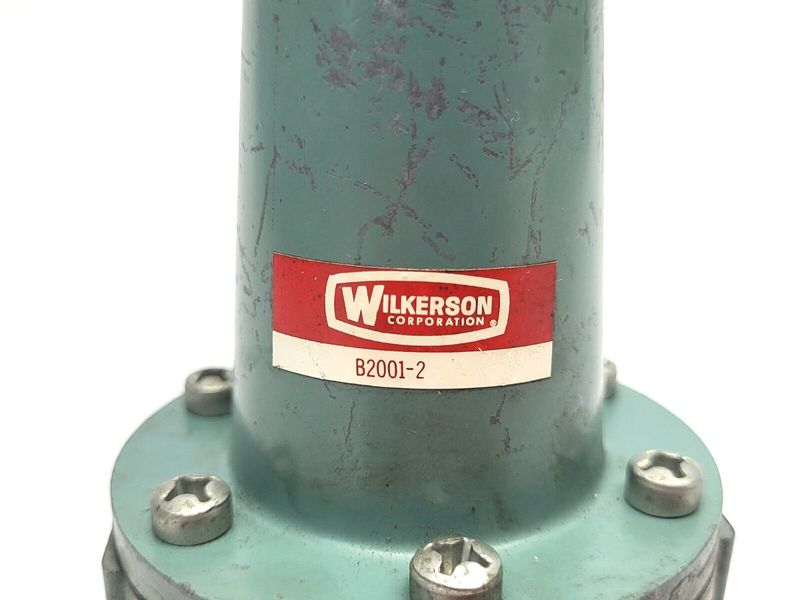 Wilkerson B2001-2 Pneumatic Regulator w/ GRP-49-038 Pressure Gauge MISSING COVER - Maverick Industrial Sales