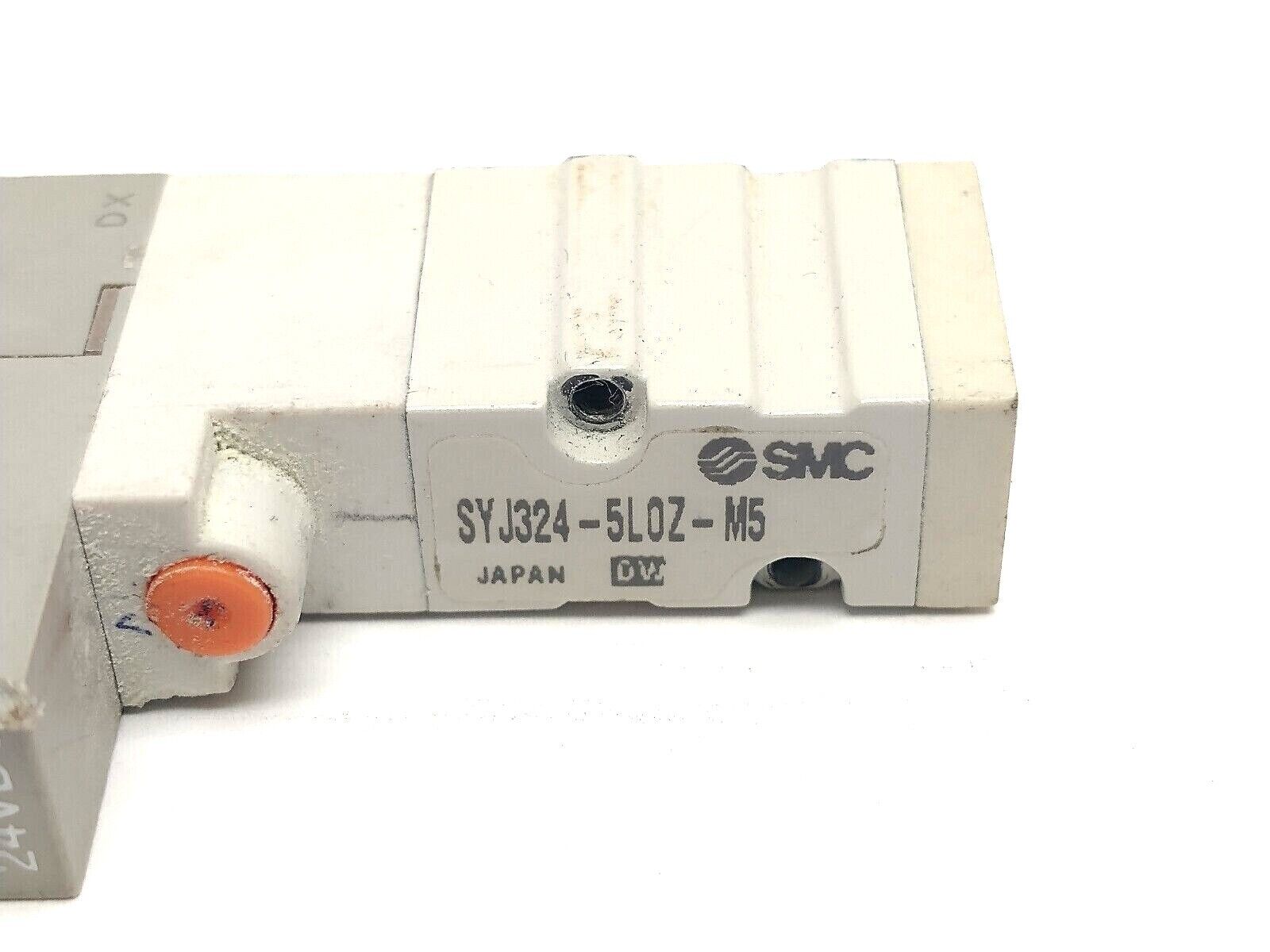 SMC SYJ324-5LOZ-M5 3-Port 2-Position Solenoid Valve 24VDC VALVE ONLY - Maverick Industrial Sales
