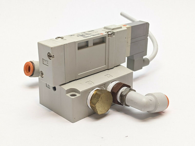 SMC SV3100-5W1U Solenoid Valve w/ Manifold - Maverick Industrial Sales