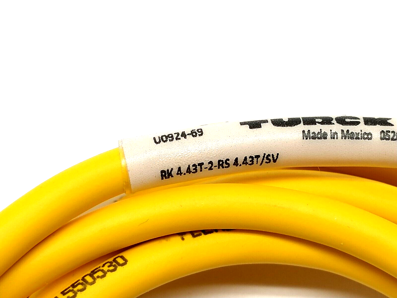 Turck RK 4.43T-2-RS 4.43T/SV Cordset 4-Pin Straight Male To Female 2m U0924-69 - Maverick Industrial Sales