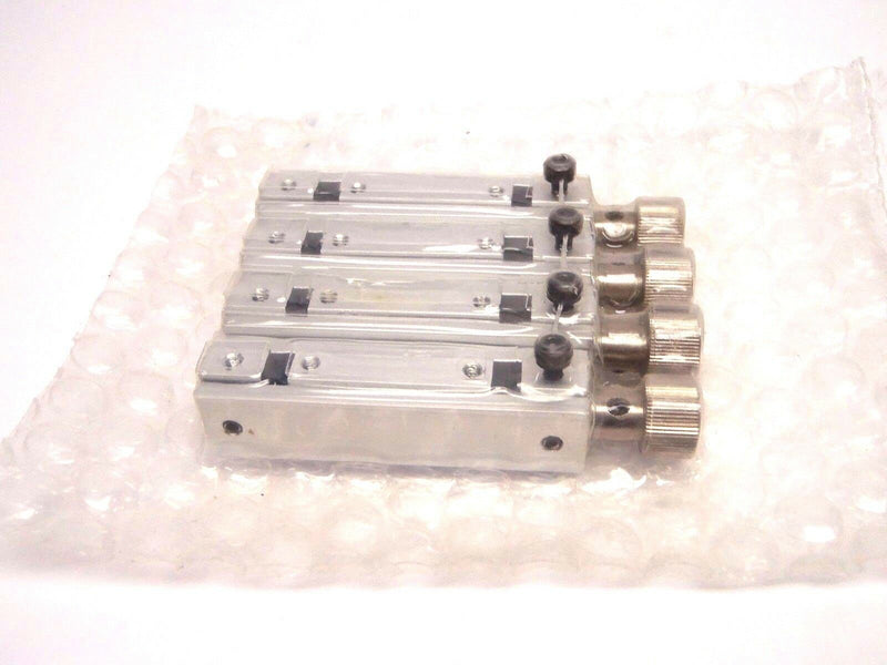 Lot of 4 Misumi XSENC60-25.4 Side Mount X-Axis Stages Miniature Simpl. Guide - Maverick Industrial Sales
