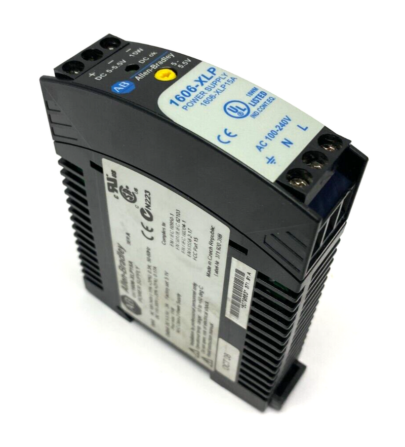 Allen Bradley 1606-XLP15A Ser A Power Supply 100-240VAC 0.3A 50-60Hz - Maverick Industrial Sales