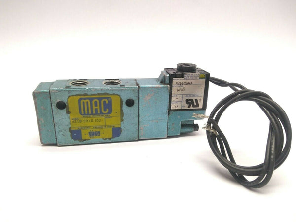 Mac Valves 811B-601B-152 Solenoid Valve with PME-611BAAA 24VDC Coil - Maverick Industrial Sales