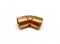 Nibco 9043000 1" 45-Deg Copper Elbow Fitting, 1" x 1", WROT, Sweat - Maverick Industrial Sales