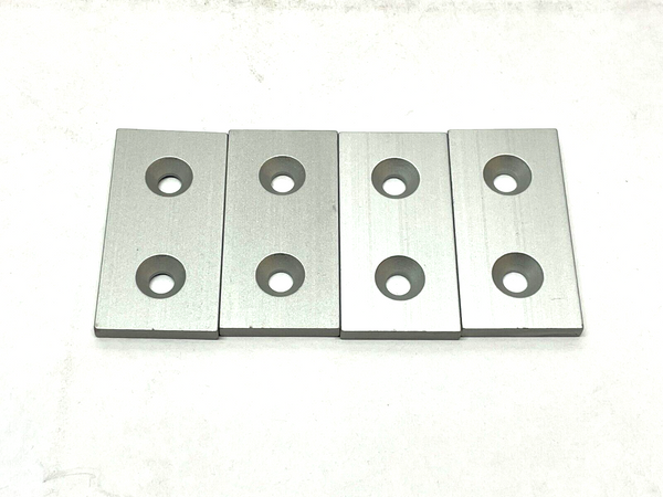 Countersunk 2-Hole Straight Flat Joining Plate LOT OF 4 - Maverick Industrial Sales