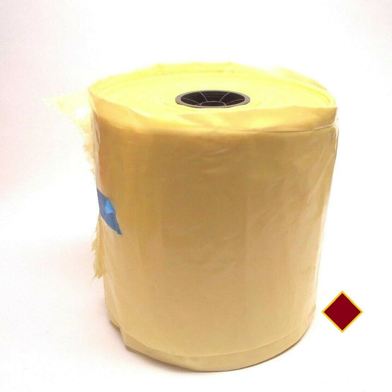 APCO 11" Wide 4 Mil Seamless Yellow Tint Poly Tubing 1000 Ft Roll - Maverick Industrial Sales