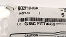 SMC KQ2F10-03A Female Connector Fitting 10mm OD Hose to 3/8"BSPT LOT OF 6 - Maverick Industrial Sales