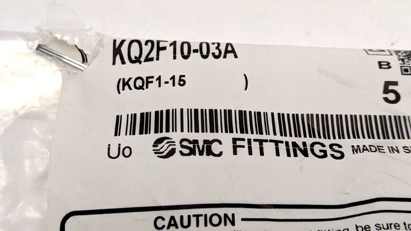 SMC KQ2F10-03A Female Connector Fitting 10mm OD Hose to 3/8"BSPT LOT OF 6 - Maverick Industrial Sales