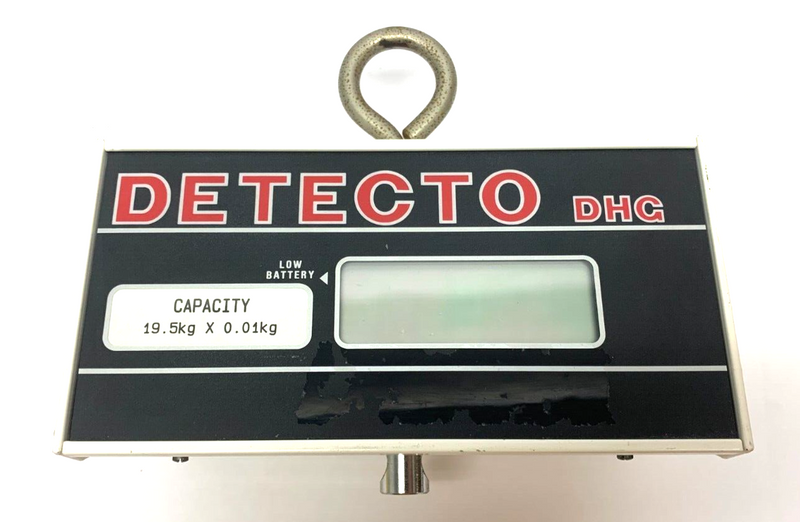 Cardinal Detecto DHG-20K Digital Hanging Scale 19.5kg x 0.01kg Capacity 9VDC - Maverick Industrial Sales