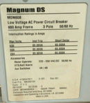 Eaton MDN608 Magnum DS Low Voltage AC Power Circuit Breaker 3P 800A MDN6083XEA - Maverick Industrial Sales