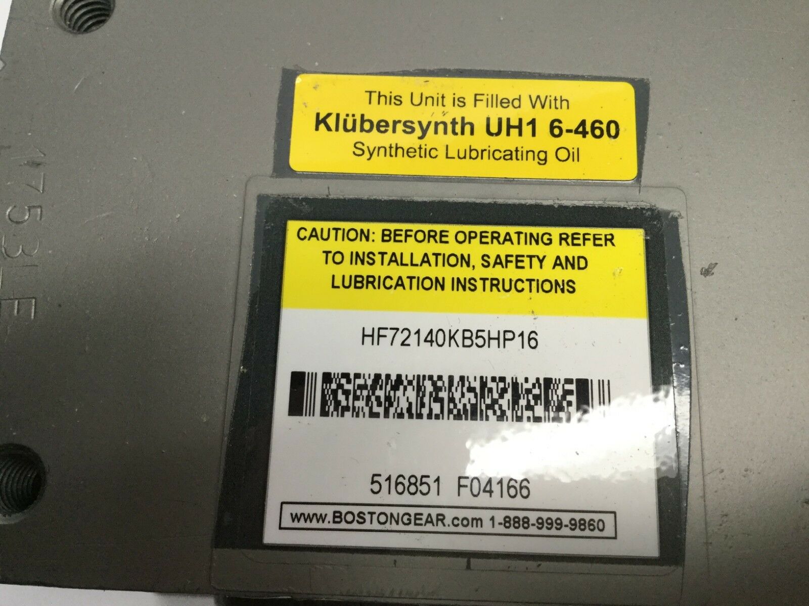 Boston Gear HF72140KB5HP16 Speed Reducer 40:1 0.81 Input HP 876 Output Torque - Maverick Industrial Sales