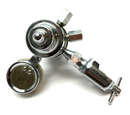 Veriflo Corp. 19600521 Gas Regulator w/Veriflo U.S. Guage 32939 and Pin Yoke - Maverick Industrial Sales