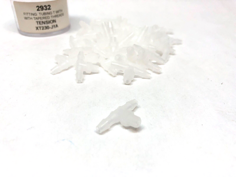 Value Plastics Tension XT230-J1A Tee Fitting w/ Tapered Threads, LOT OF 50 - Maverick Industrial Sales