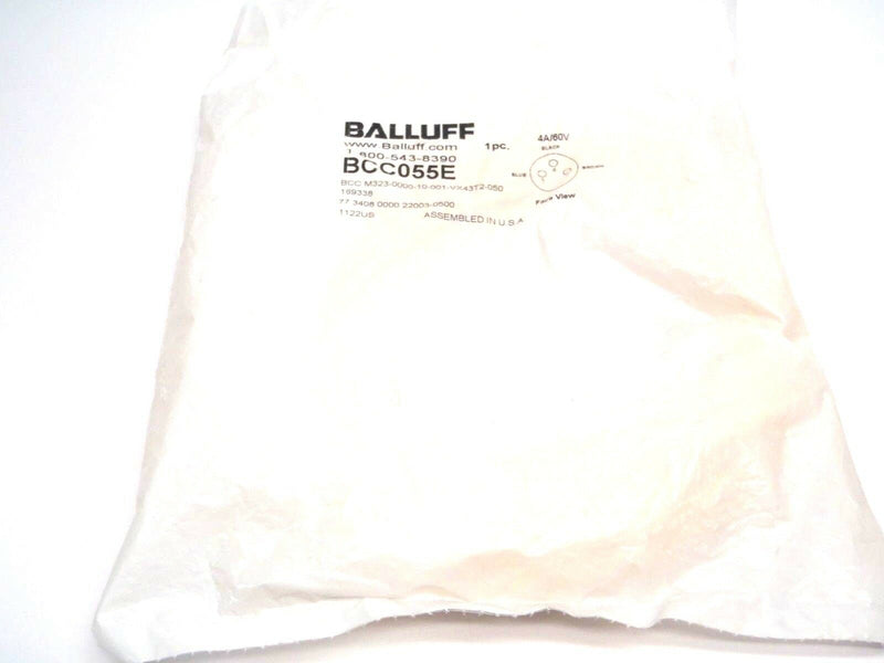 Balluff BCC055E BCC M323-0000-10-001-VX43T2-050 Right Angle M8 to Flying Leads - Maverick Industrial Sales