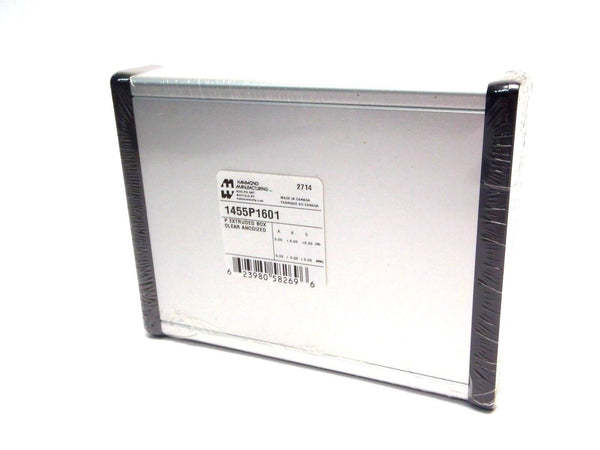 Hammond 1455P1601 Extruded Aluminum PC Board Enclosure 6.3 x 4.74 x 1.2 In - Maverick Industrial Sales