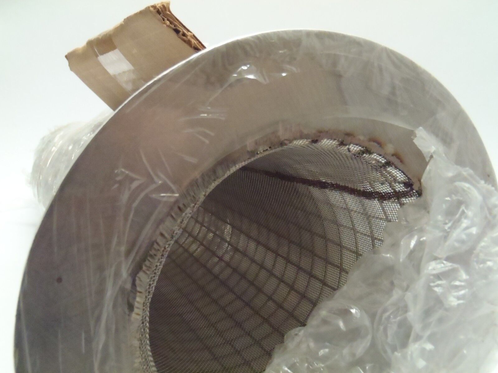 304 Stainless Steel Strainer w/Gaskets 8-1/4"OD X 4-3/4"ID X 23"Length Tapered - Maverick Industrial Sales