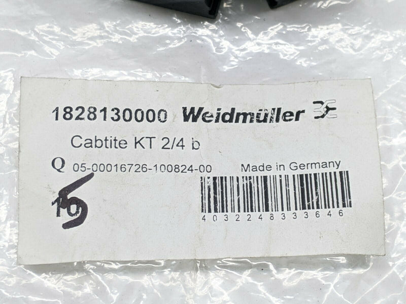 Weidmuller 1828130000 Cabtite KT 2/4 b Cable Grommets LOT OF 5 - Maverick Industrial Sales