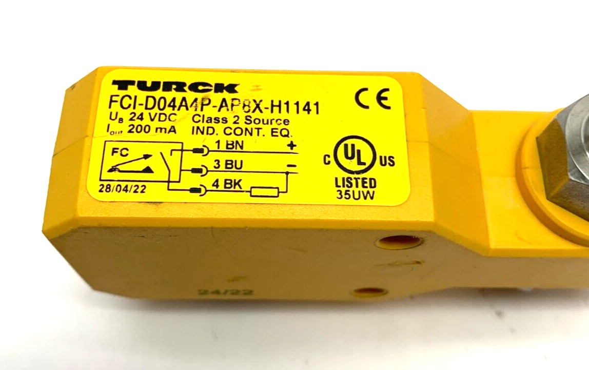 Turck FCI-D04A4P-AP8X-H1141 Class 2 Inline Flow Control Sensor 24VDC - Maverick Industrial Sales