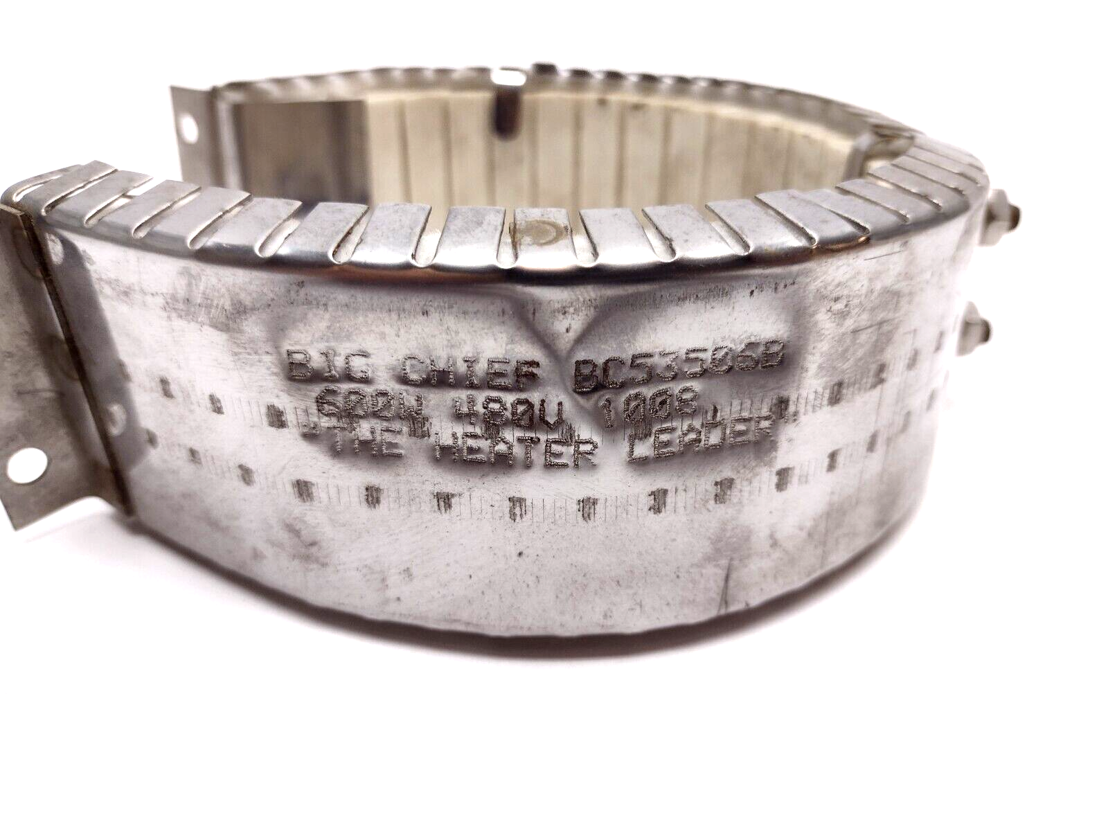 BC53506B | Big Chief Ceramic Band Heater 4" X 2" 600W 480V 1008 - Used - Maverick Industrial Sales