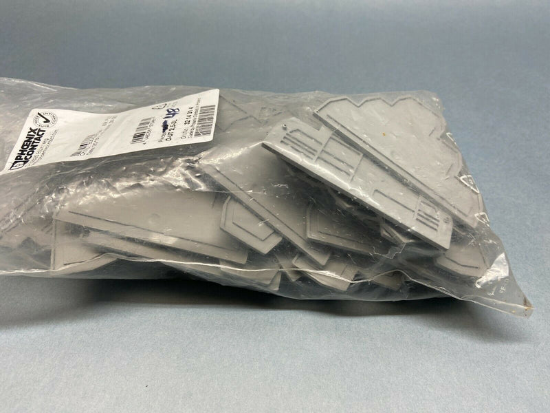 Phoenix Contact D-UT 2,5-3L End Cover 3214314 LOT OF 10 - Maverick Industrial Sales