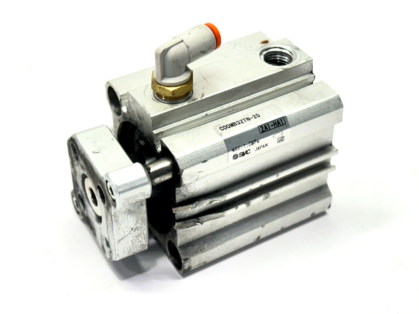 SMC CDQMB32TN-20 Pneumatic Compact Guided Cylinder 32mm Bore 20mm Stroke - Maverick Industrial Sales