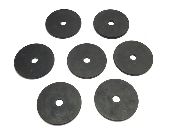 Rubber Disc 4" LOT OF 7 - Maverick Industrial Sales