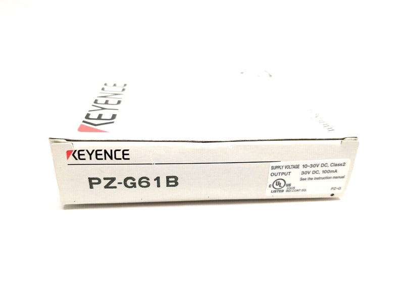 Keyence PZ-G61B Threaded Mount Retro-Reflective Photoelectric Sensor 2m Cable - Maverick Industrial Sales