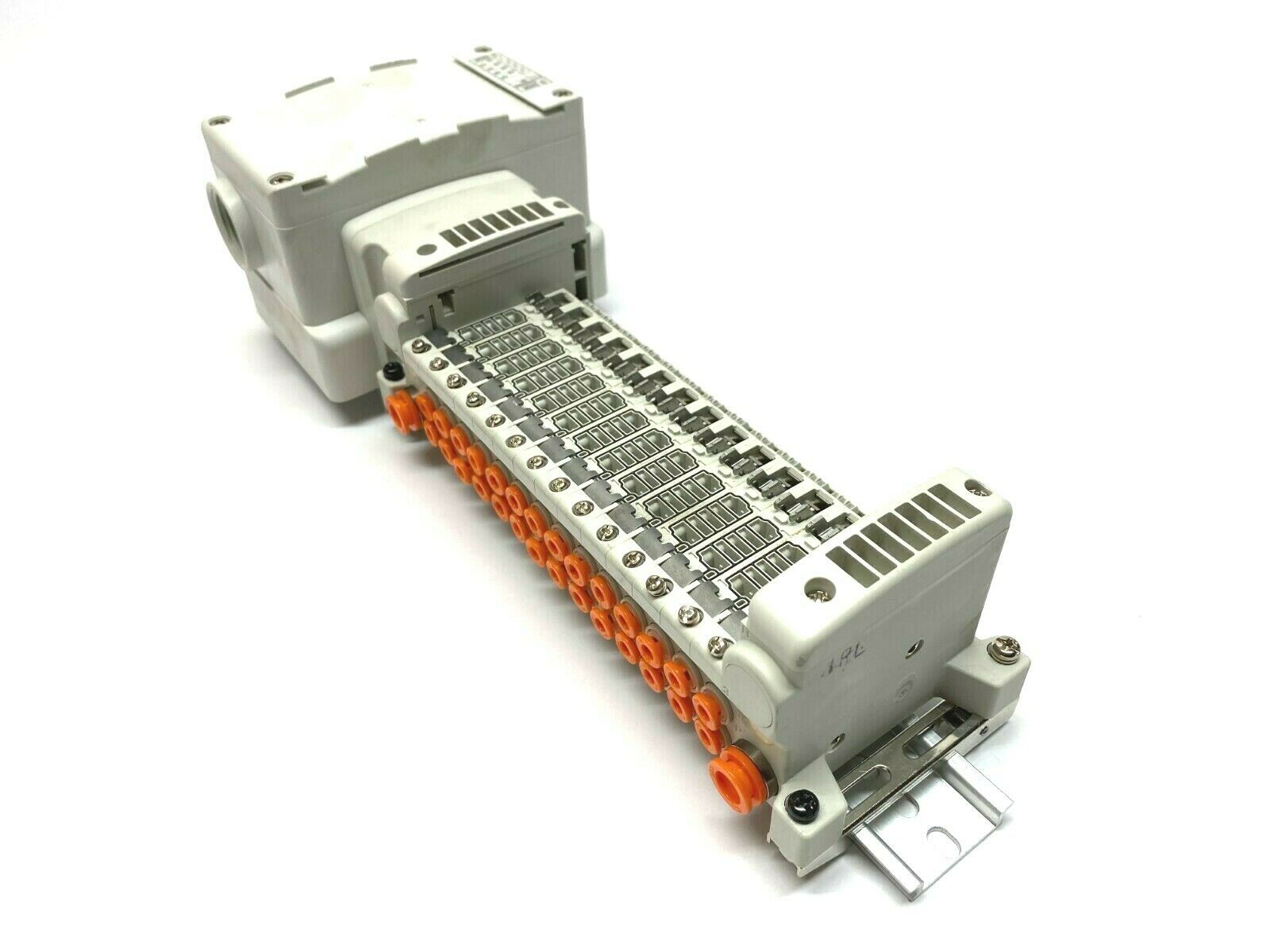 SMC VV5QC11-14N3TD0-DKNS 14 Station Pneumatic Solenoid Manifold - Maverick Industrial Sales