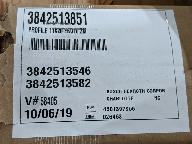 Bosch Rexroth 3842513851  11x20x2000mm LOT OF 18 (10/pk) - Maverick Industrial Sales