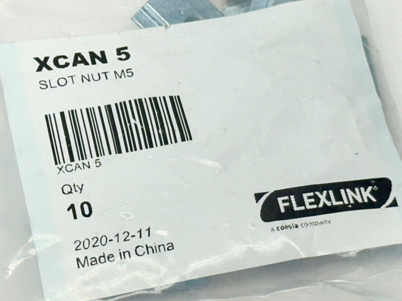 Flexlink XCAN 5 Slot Nut M5 BAG OF 10 - Maverick Industrial Sales