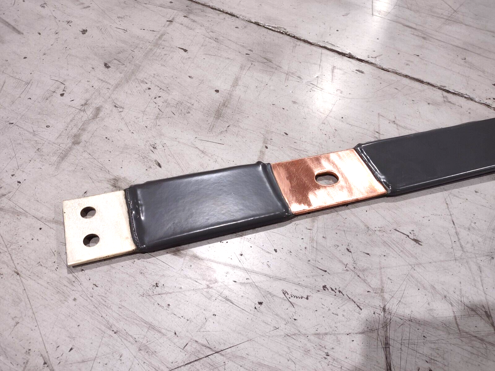 Powell 41417PBDA10576 Conductor Bar Vert 90 Elbow 0.25 x 4.00 inch Bus Bar - Maverick Industrial Sales