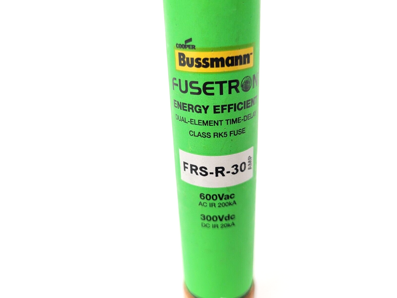 Bussmann FRS-R-30 Fusetron Dual Element Time Delay Fuse LOT OF 2 - Maverick Industrial Sales