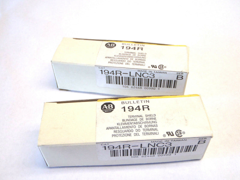 Allen Bradley 194R-LNC3 Ser. B Terminal Shield LOT OF 2 - Maverick Industrial Sales