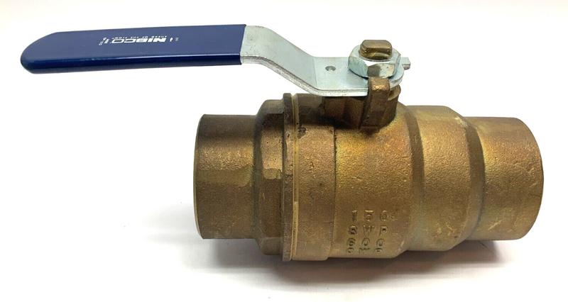 Nibco NJ998HF 3" Two Piece Ball Valve Lead Free Brass SP-110 Handle S-FP600A - Maverick Industrial Sales